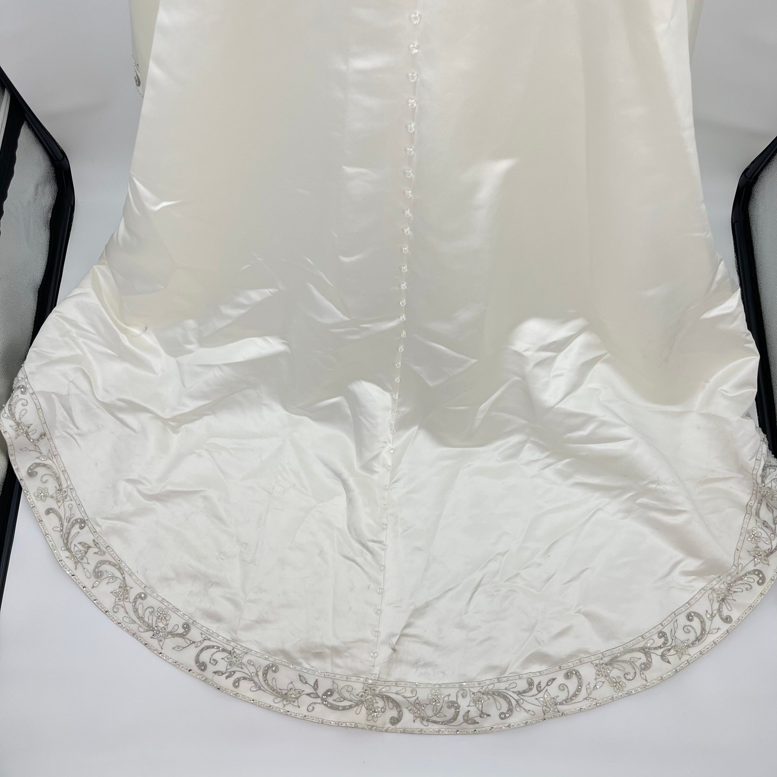 Casablanca Bridal | NWT Strapless Crystal Wedding Dress 1922 Size 12