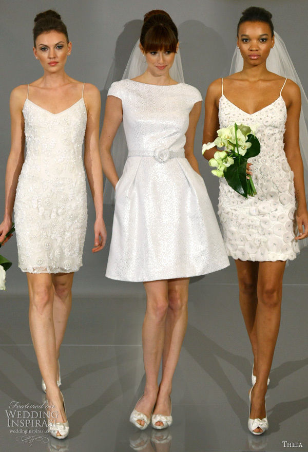 THEIA Cap Sleeve White Jacquard Fit & Flare Dress Wedding – NWT Size 4 $495