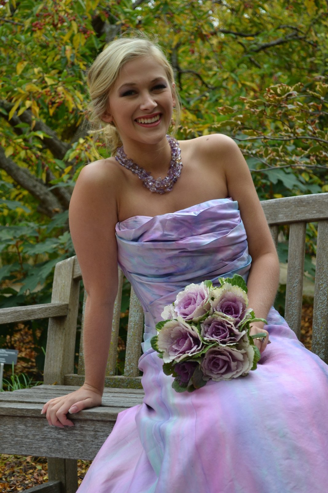 Bohemian Beach Wedding Dress Silk Pink blush White purple 6 8 10 corset med larg