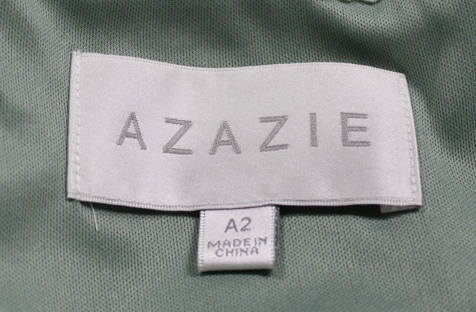 Azazie Women’s Nicolina Mermaid Boatneck Stretch Crepe Dress AP2 Matcha Size: A2