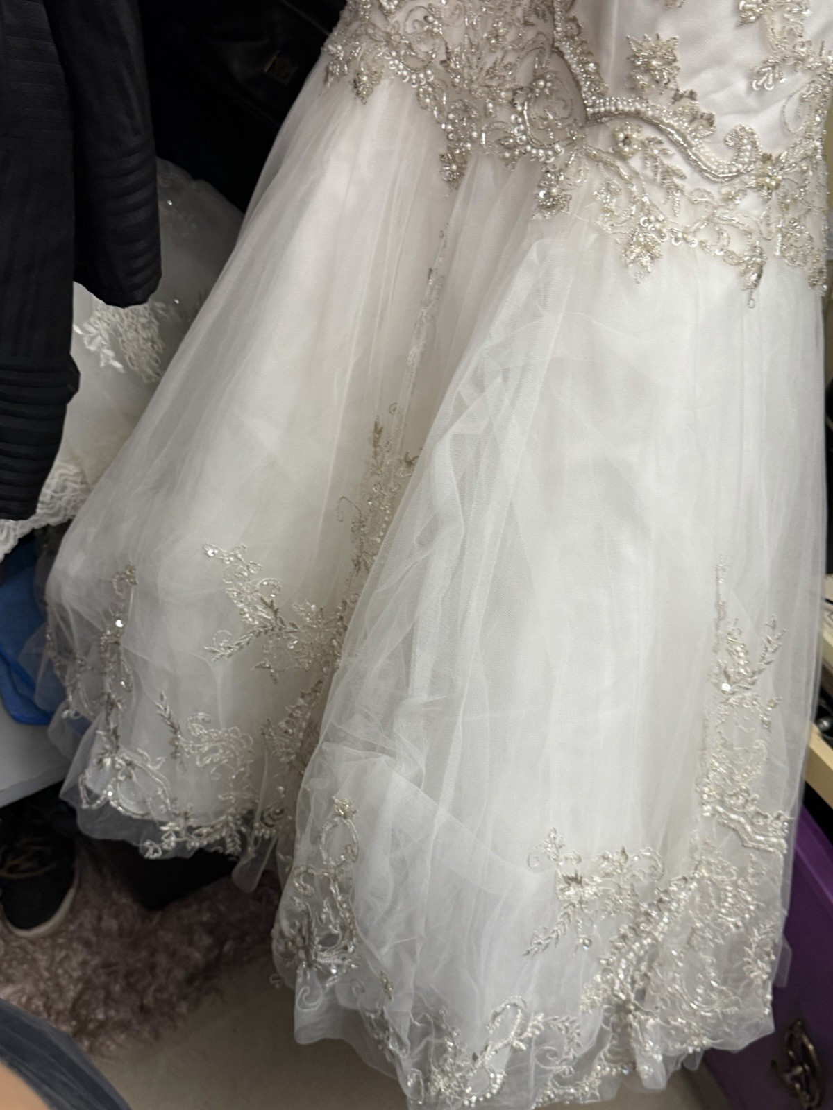 Bridal Dress Casa Blanca Wedding Gown Ivory With Stone Embroid Mermaid Dress Sz6