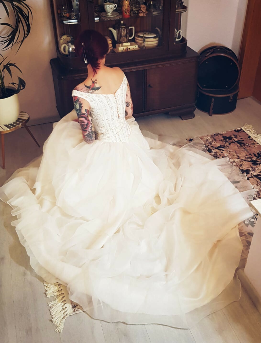 La Sposa wedding dress wedding dress ivory ivory size 34 corset beads bridal