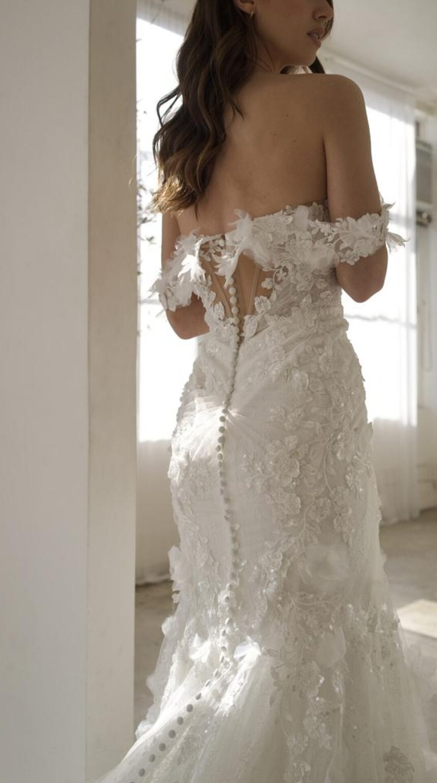 ✅️New With Tags! Size 10 Martina Liana Wedding Dress ML 1612 Ivory Colored