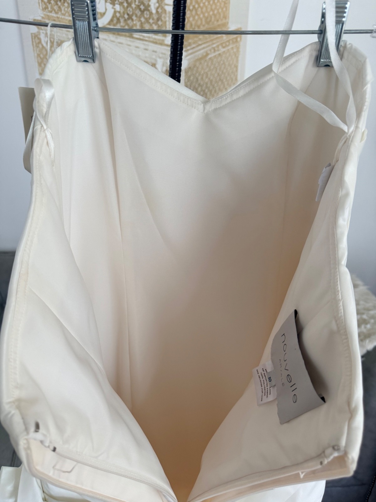 NWT Nouvelle Amsale R101T Ivory Wedding Gown | Size 10 | Retail $2,600