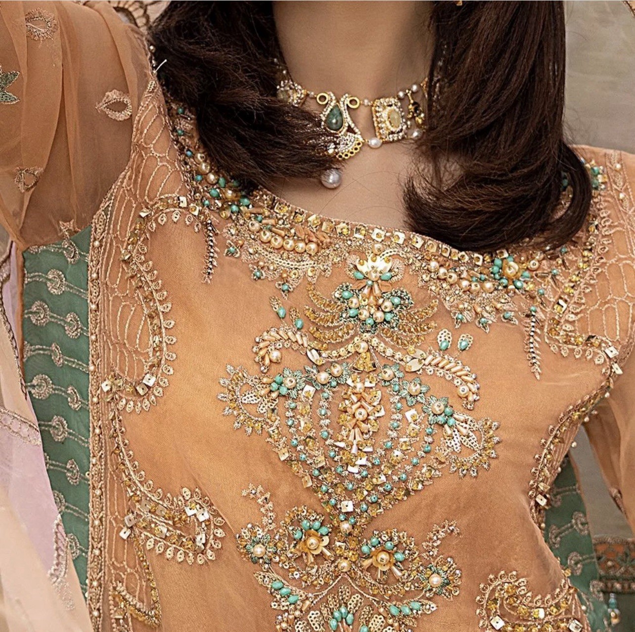 Razabdesignofficial Women’s Formal and Wedding Dress Medium Size Pakistani Wear