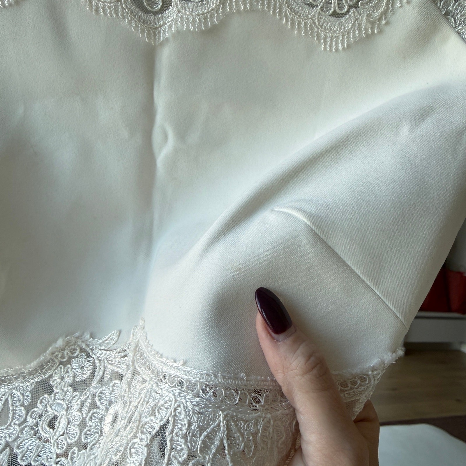 Rime Arodaky Bridal Caplan Lace Crop Top White Women’s 4