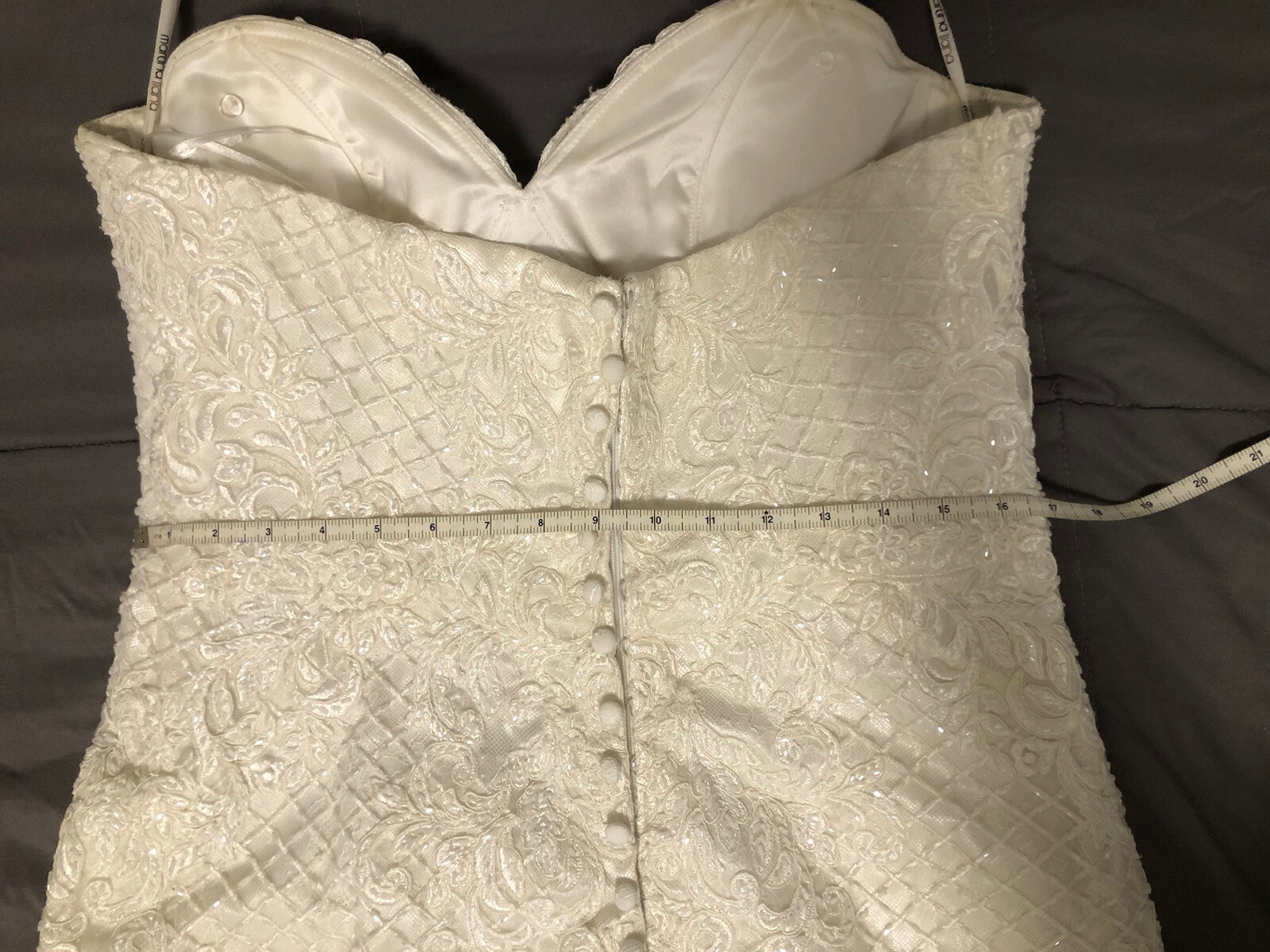 Martina Liana Wedding Dress Size 14 (Style 909, original store price $4,000)
