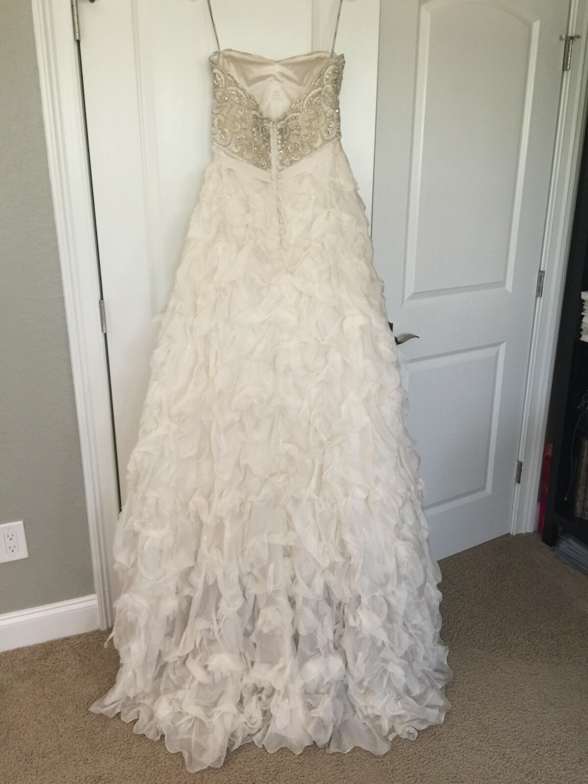 Martina Liana Wedding Dress 377, Ivory, Size 10