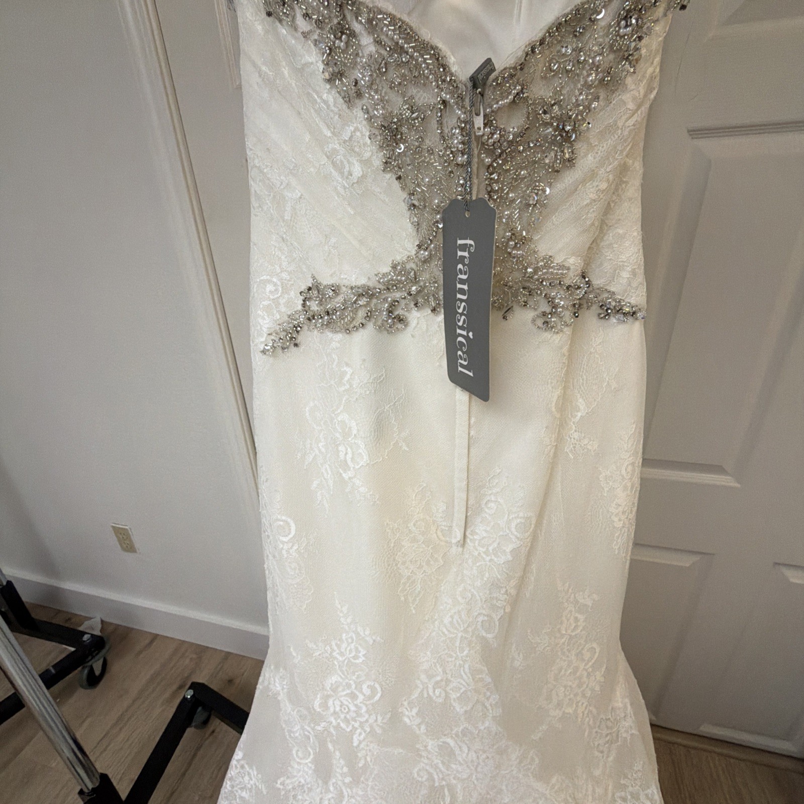 Wedding Dress Size 8 Francissal Strapless