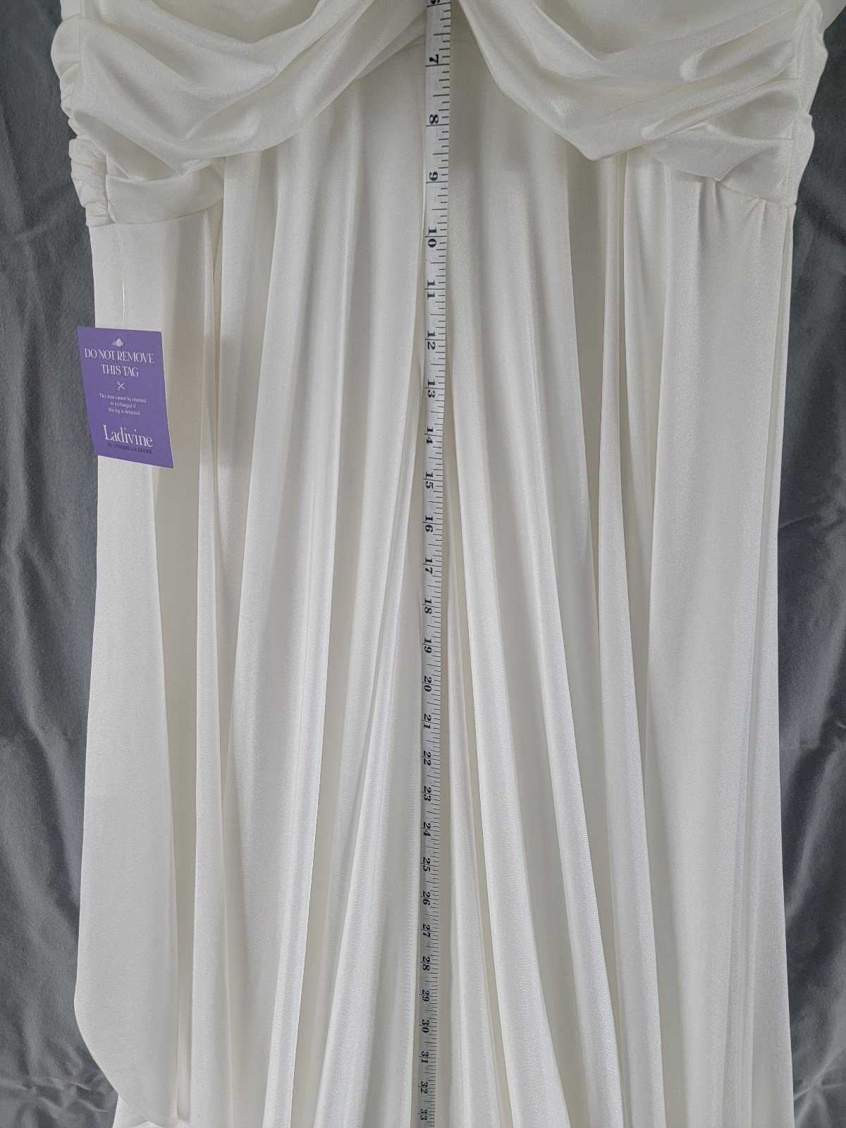 NWT Ladivine By Cinderella Divine WN315 Off-White Wedding Dress Size 18