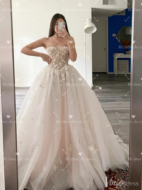 2026 Newest Wedding Dresses Beach Boho Blush Pink Off Shoulder Bridal Gowns