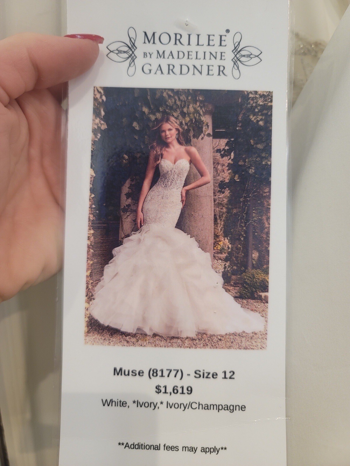 Beautiful Mermaid Beaded Wedding Dress Detachable Ruffle Rhinestone Train Custom