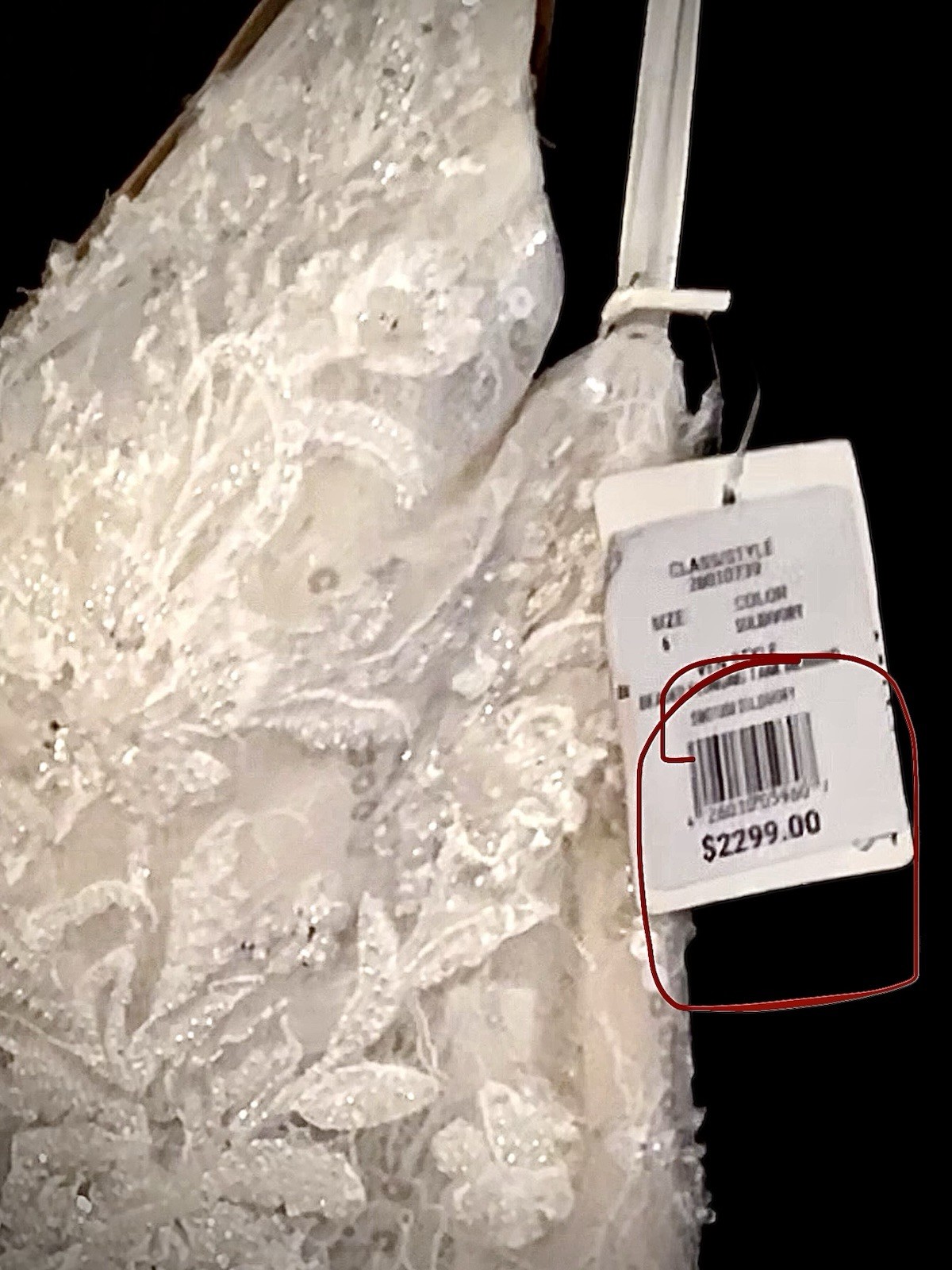 NWT DESIGNER WEDDING DRESS – GALINA SIGNATURE – Backless, Mermaid Gown