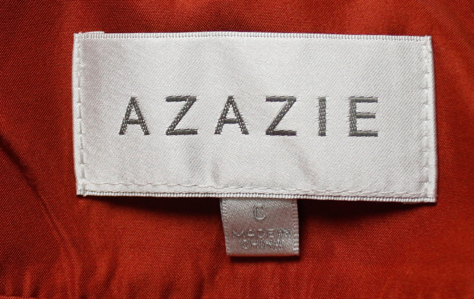 Azazie Women Davis A-Line Pleated Stretch Satin Dress AP2 Terracotta Custom Size