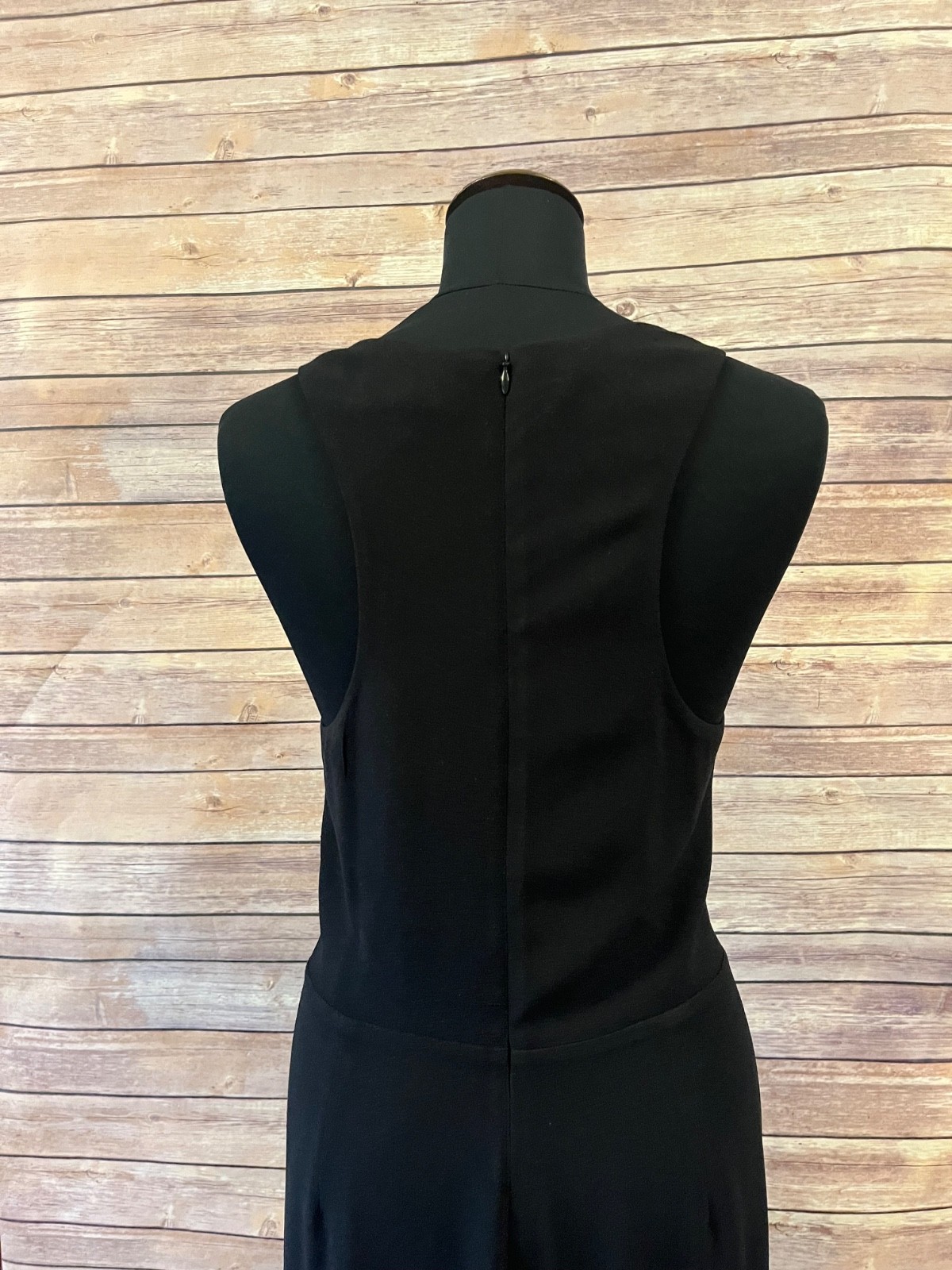 Dress The Population Black Ariel Faux Wrap Sleeveless Gown Maxi Dress XL