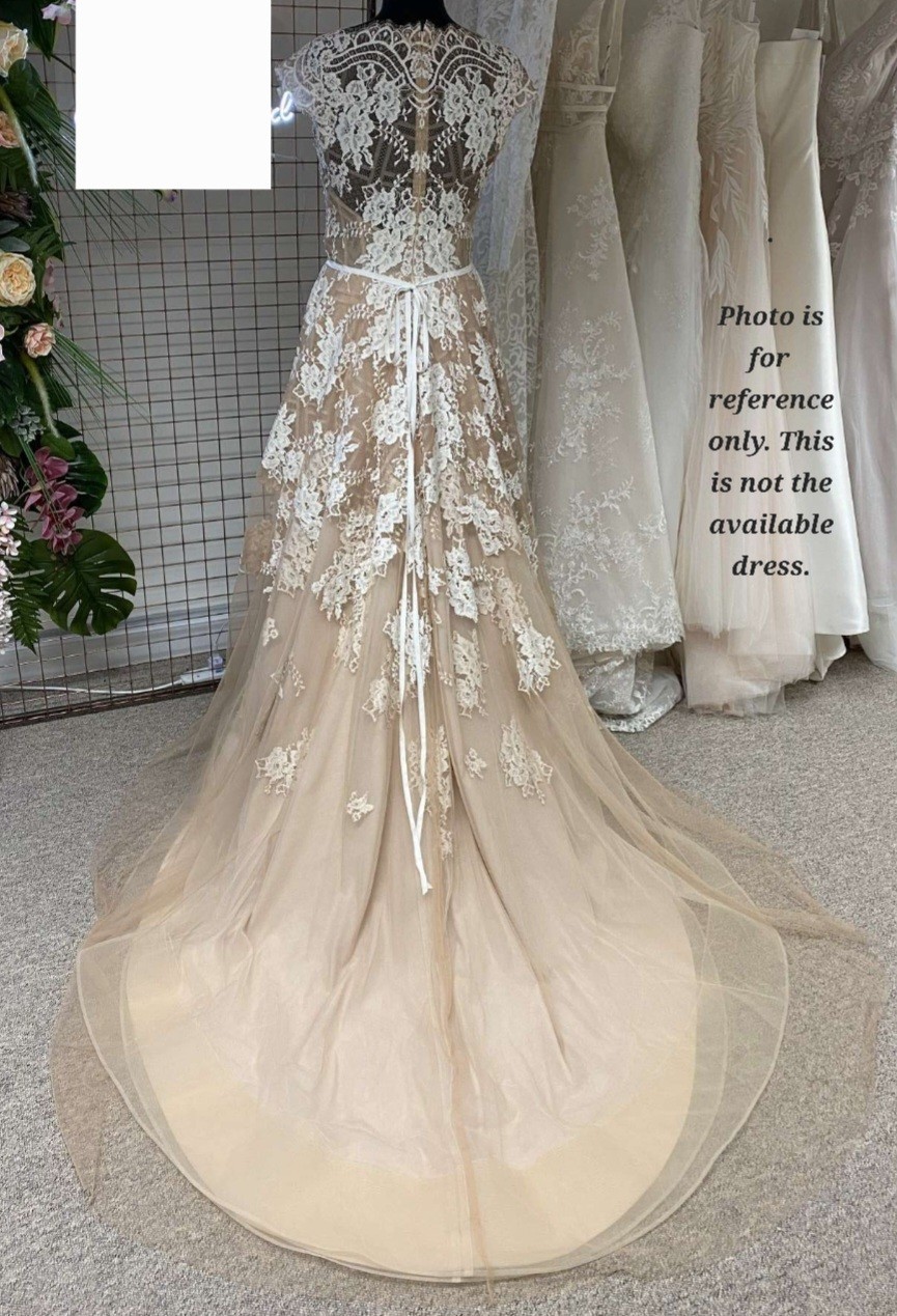 WATTERS Wedding Dress Designer NWT Aella BOHO Summer A-line 18W FLATTERING
