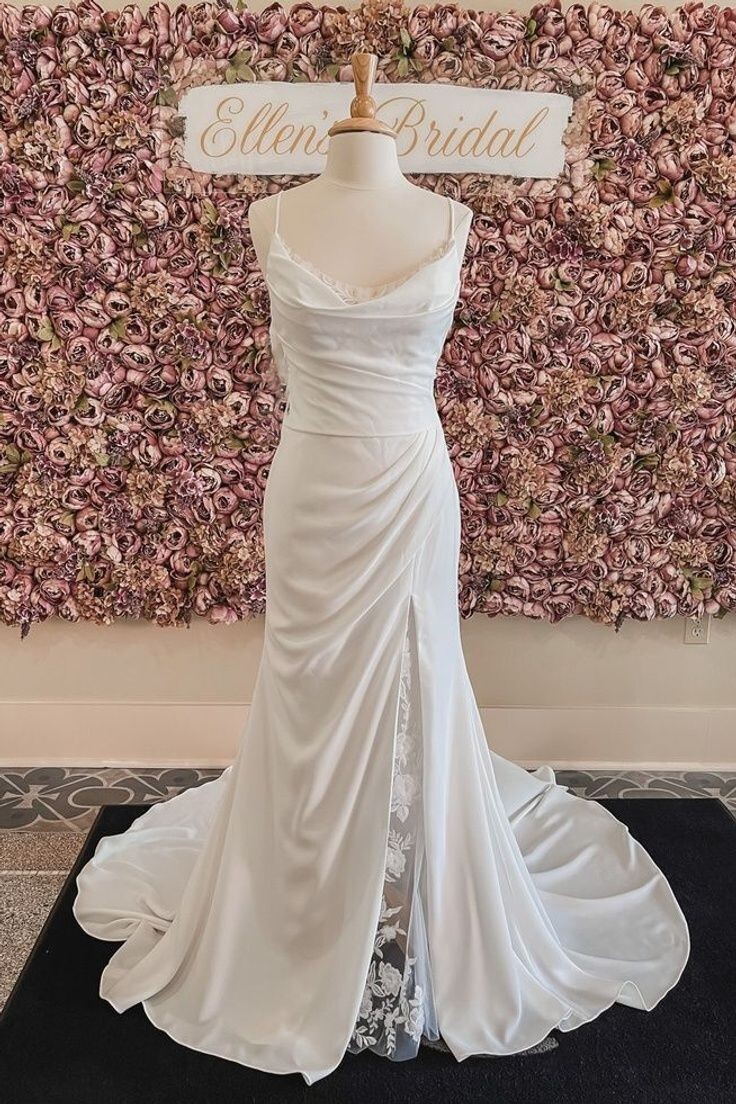 Chiffon Wedding Dresses Mermaid Beach Summer Sleeveless Boho White Bridal Gowns