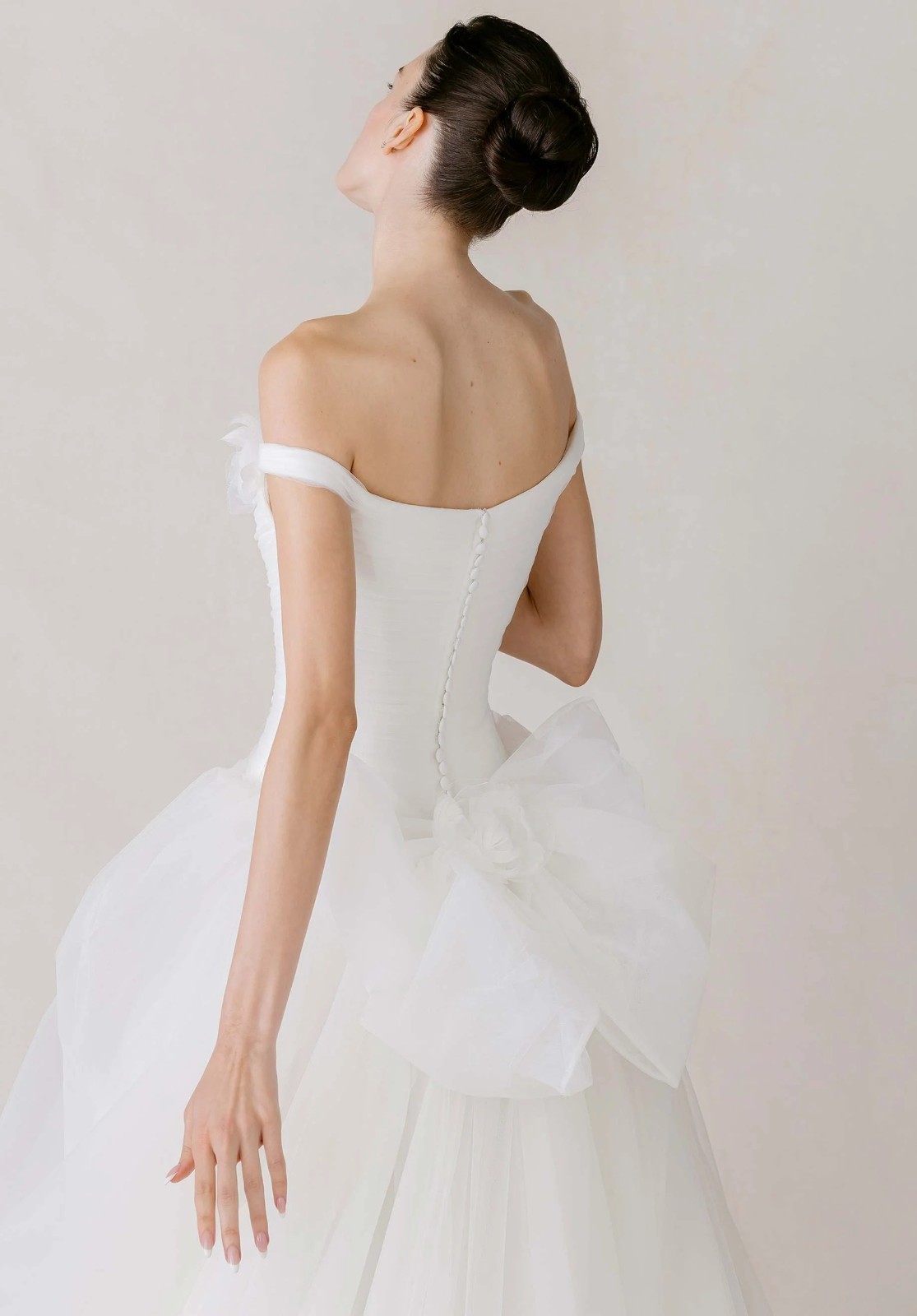 Princess pink ivory tulle wedding dress wedding dress 32-60 off straps n.measurement