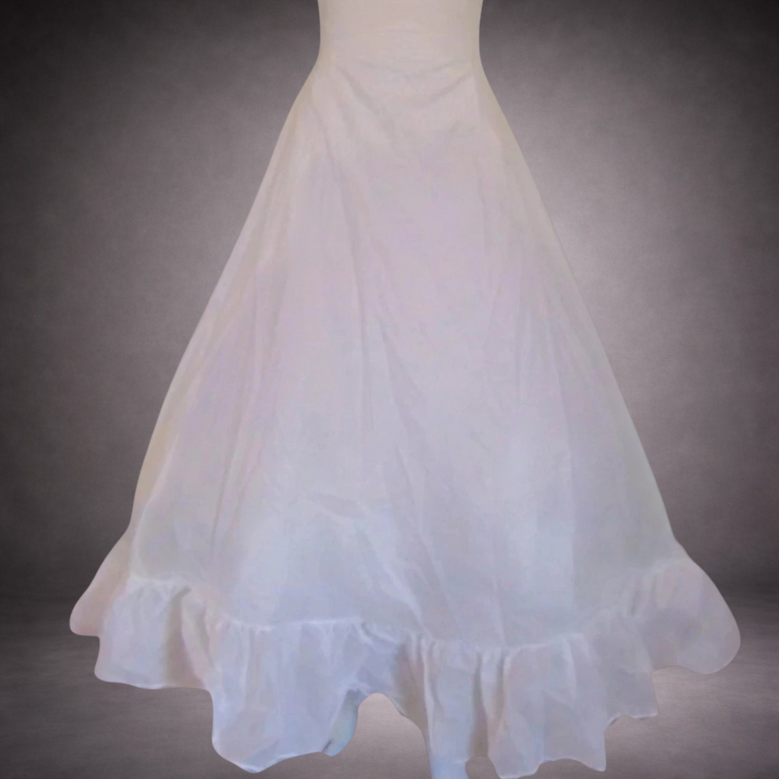Vintage Beaded Lace Wedding Dress Sz 4 Bridal Set w/ Veil Headpiece & Petticoat