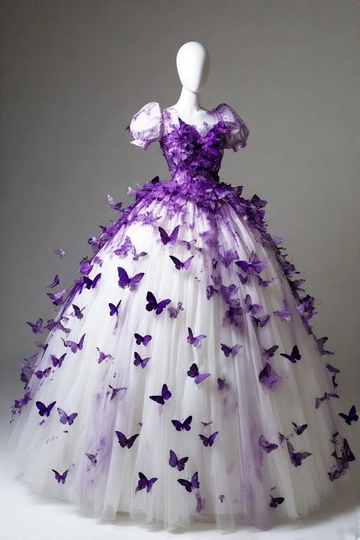 Gorgeous Fairy Wedding Dresses Short Sleeves 3D Butterfly A Line Bridal Gowns