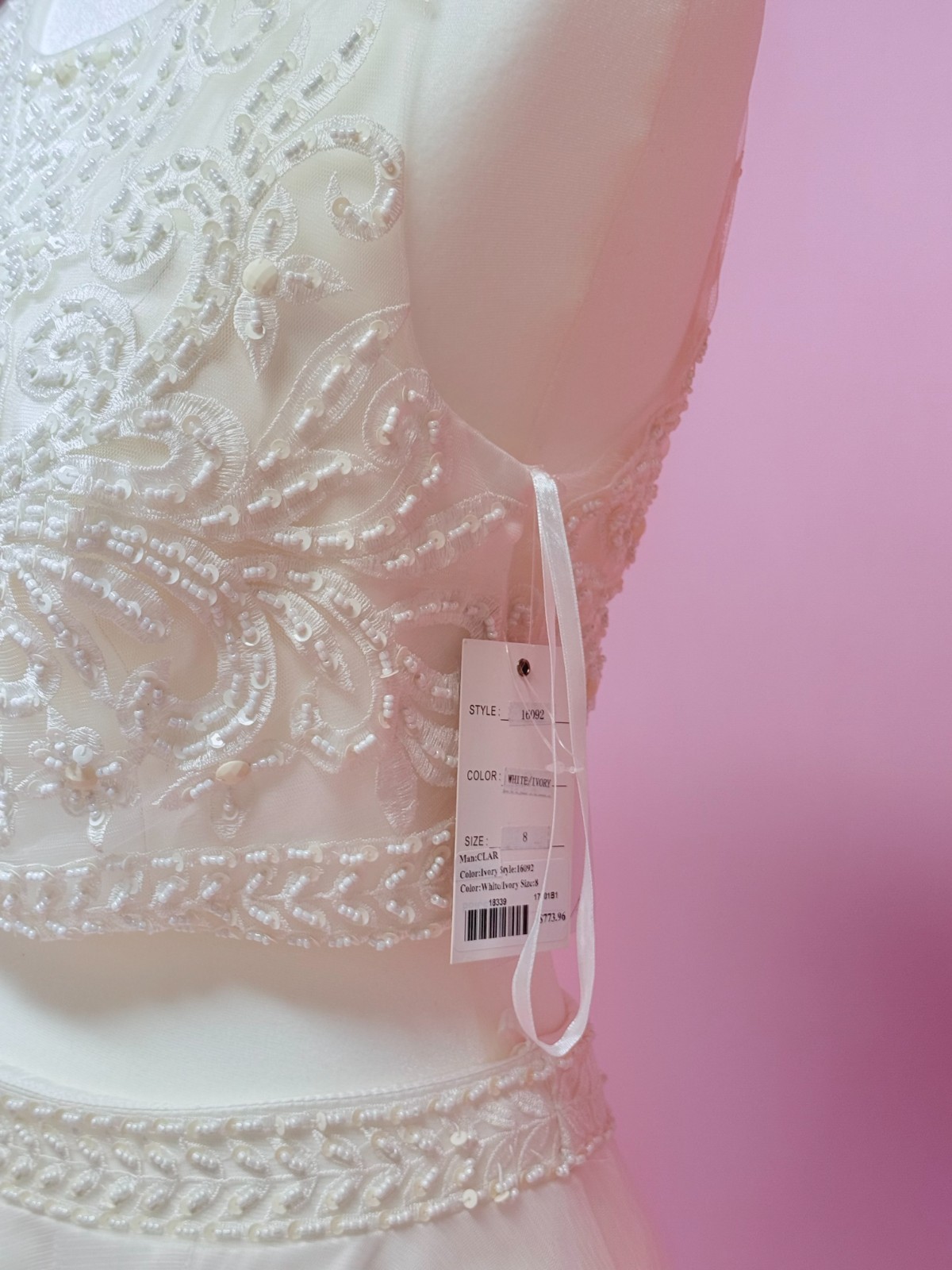 Destination Bridal White/Ivory Gown Size 8
