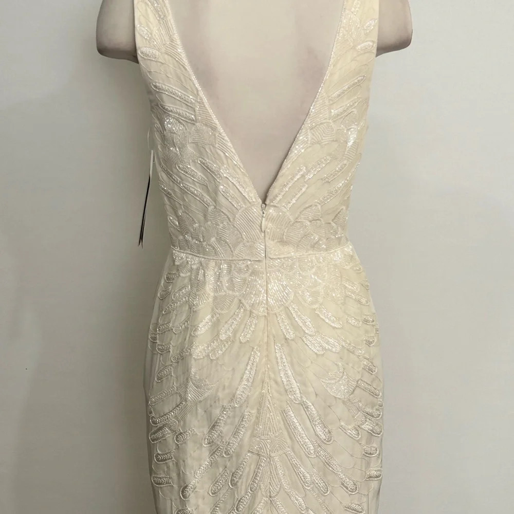 NICOLE MILLER BRIDAL WEDDING PS0004 $3500 AWH/ OFF WHITE Size 8