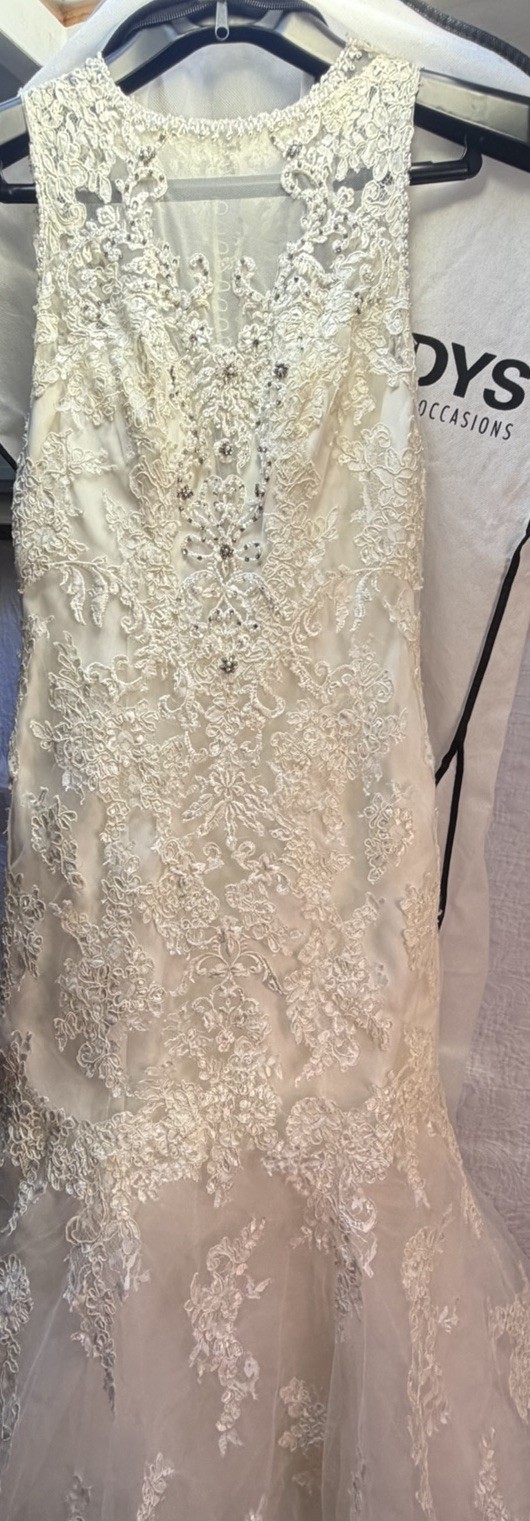 Bridal Dress Mori Lee By Madeline Gardner Gown With Stone Embroid Dress Sz6