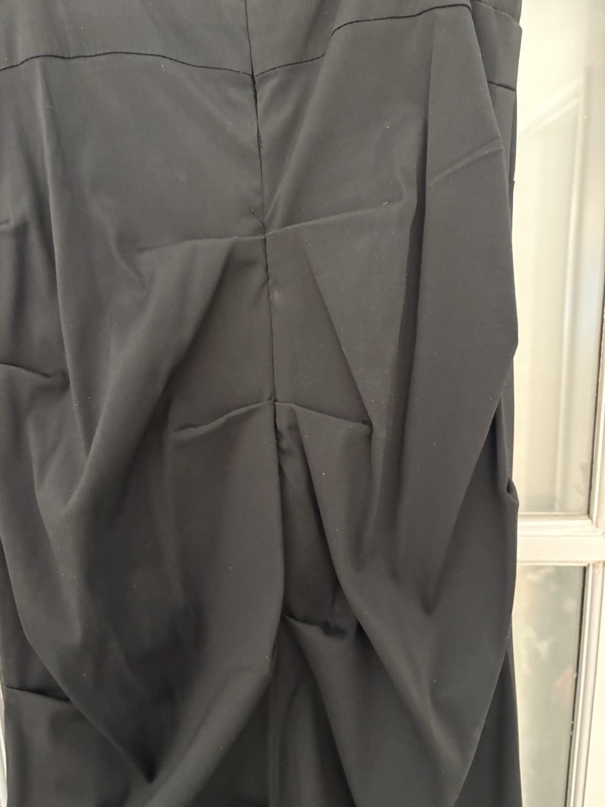 Stunning Black Long Gown With Tulle At The Bottom Size 12