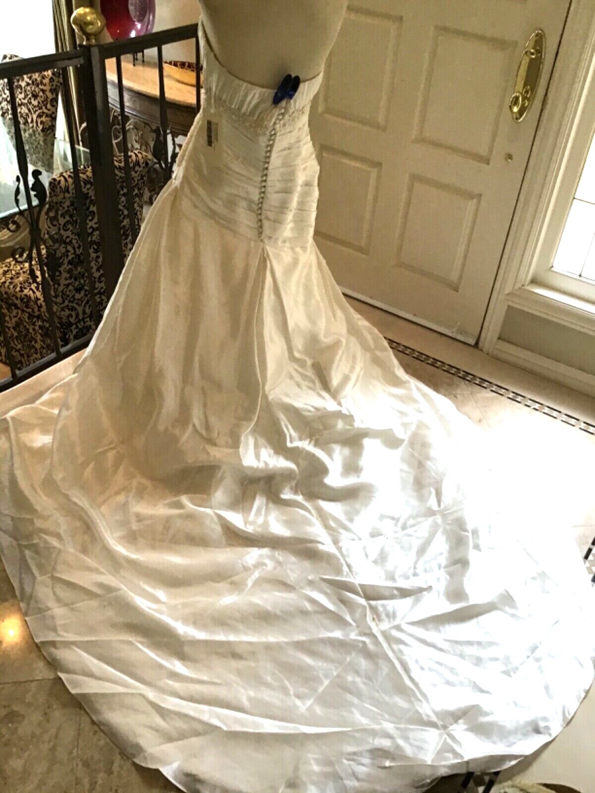 LA SPOSA NEW wedding dress bridal gown fit and flare Ivory 44 Italy 10/12 US