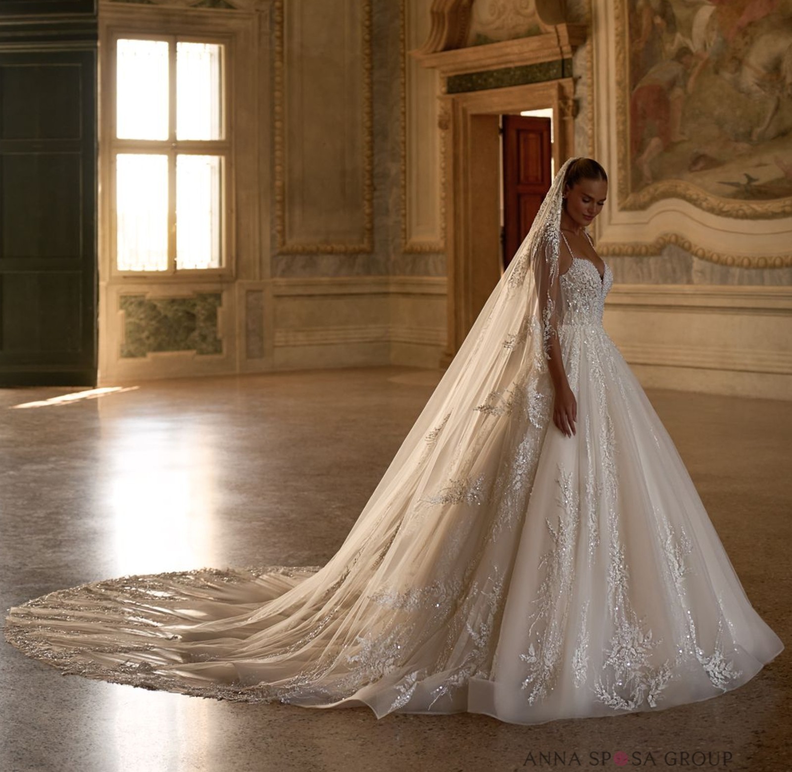 2026 beaded lace wedding dress wedding dress 32-60 straps ivory buttons to measure top