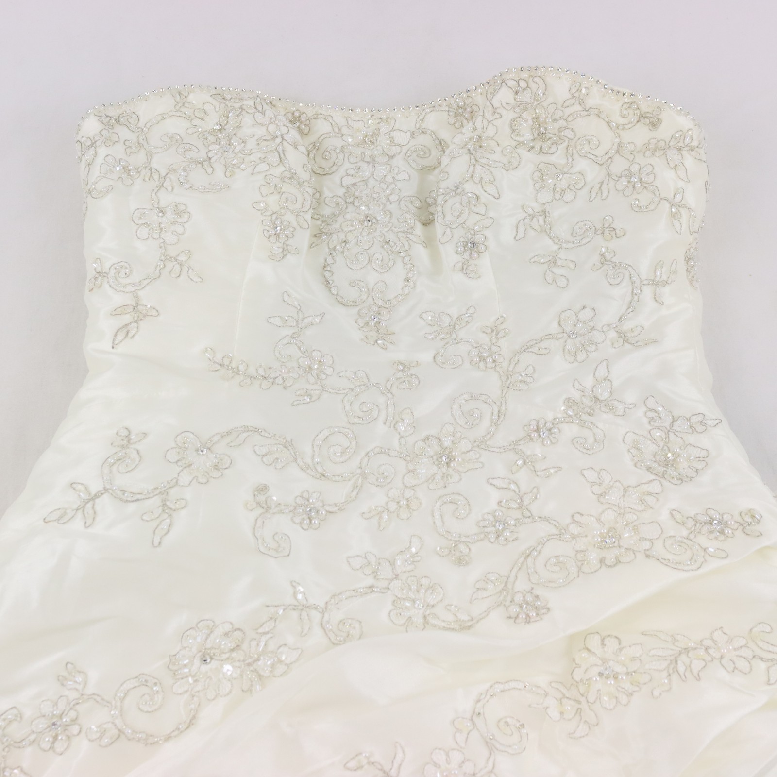 Mori Lee By Madeline Gardner Strapless Wedding Dress In Off White Women’s US10