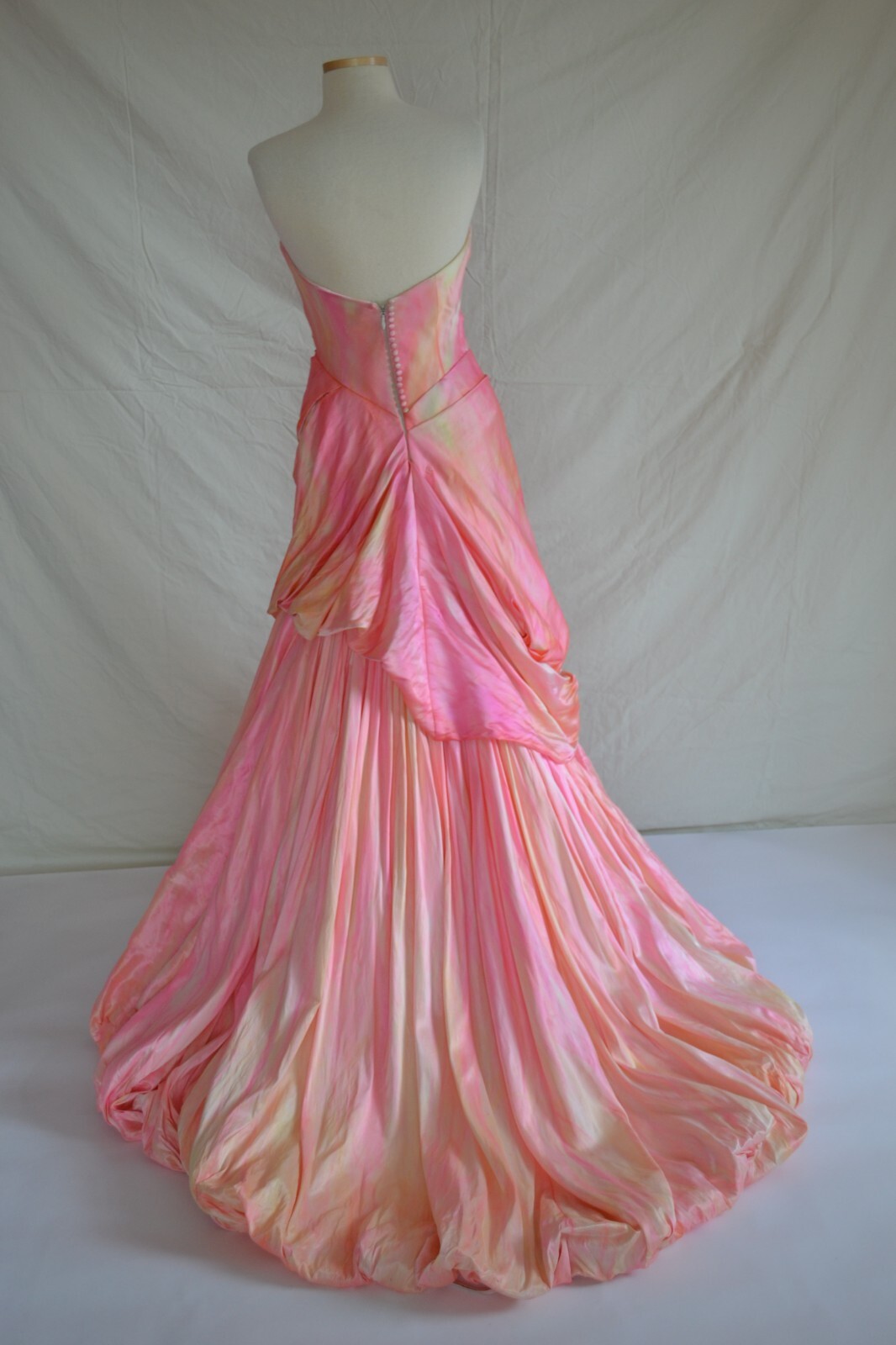 NEW Anna Maier Ulla Maija Bohemian Wedding Dress Blush Rose Peach Pink 2 4 6 8