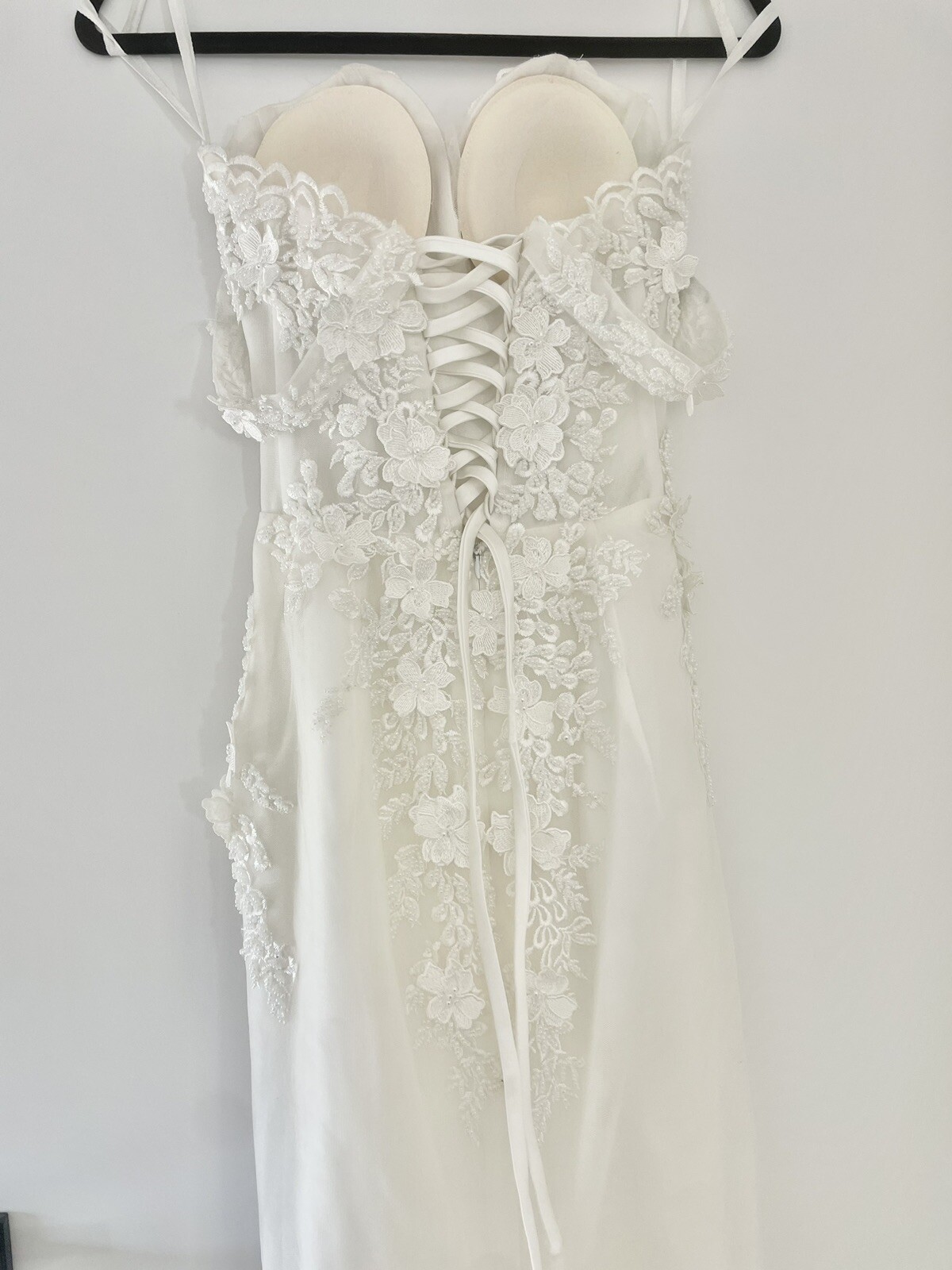 Custom Fit & Flare, Wedding Dress Skirt Overlay, Hand Beaded, NEVER WORN Petite