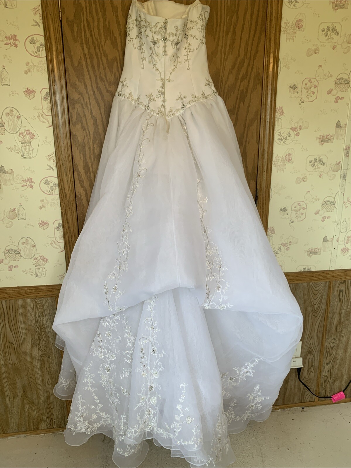 Casablanca Bridal Style 1690 White Size 6 But Altered Hippy Cinderella Strapless