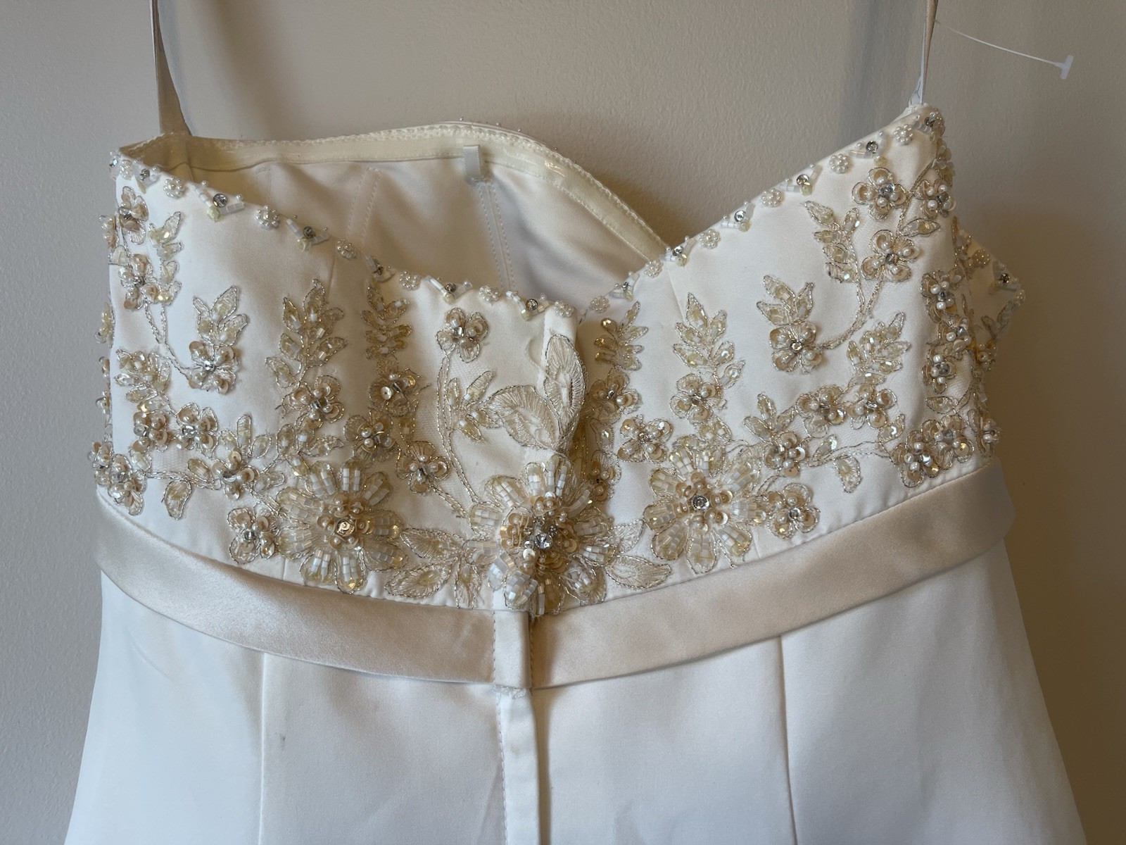 Mary’s Bridal Wedding Dress + Matching Beaded Purse (Size 8)
