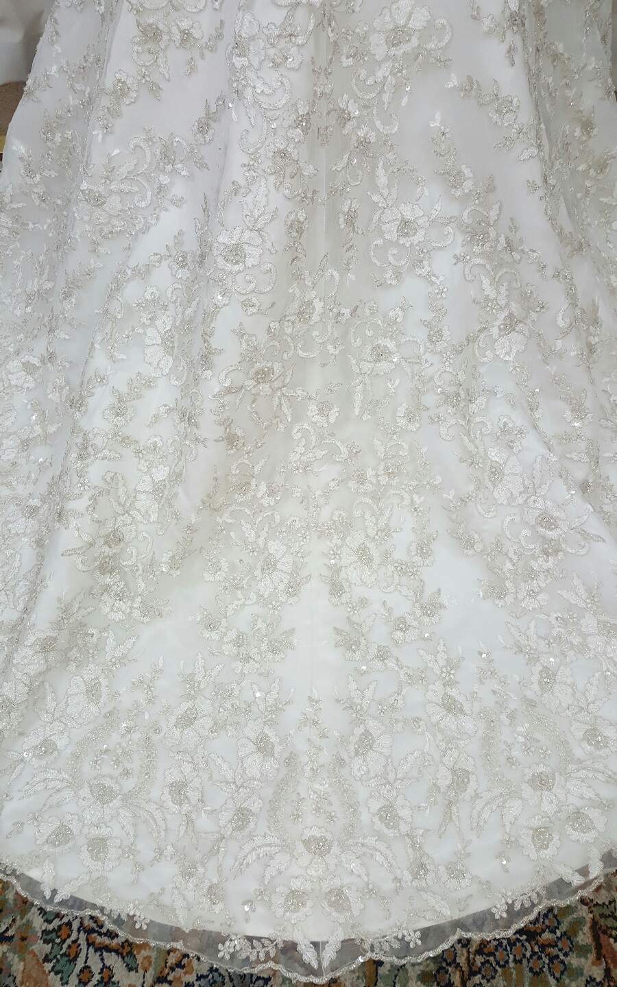 Angelina Faccenda Mori Lee Bridal Mermaid Low Back Silk Wedding Dress 1304 Ivory