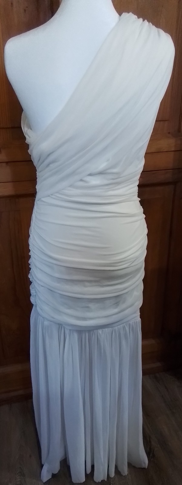 Wedding Dress Beach/Informal/Destination Lightweight Stretchy 1 Shoulder Chiffon