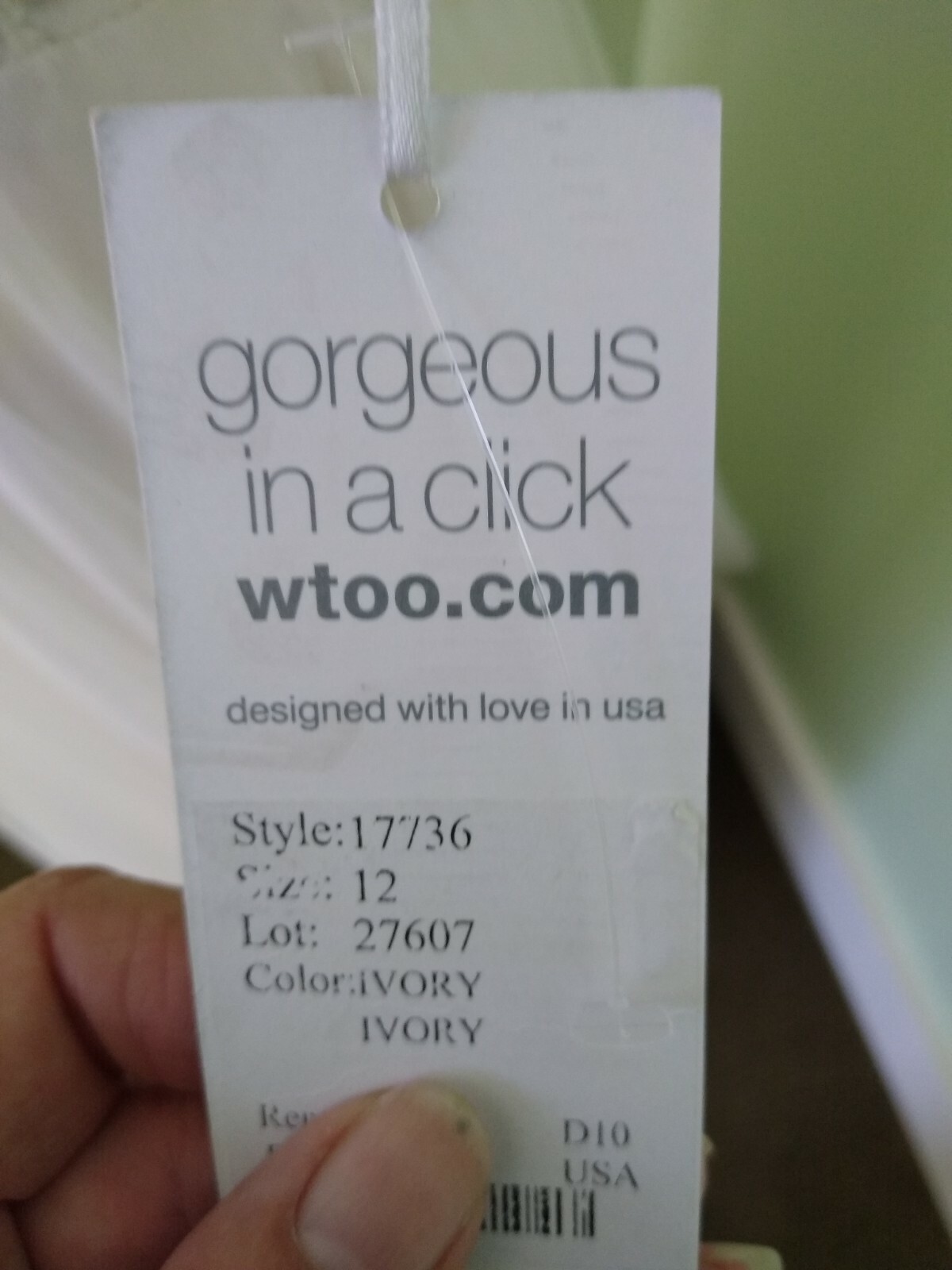 Wtoo by Watters Wedding Dress Sz12 NWT Beautiful ❤️