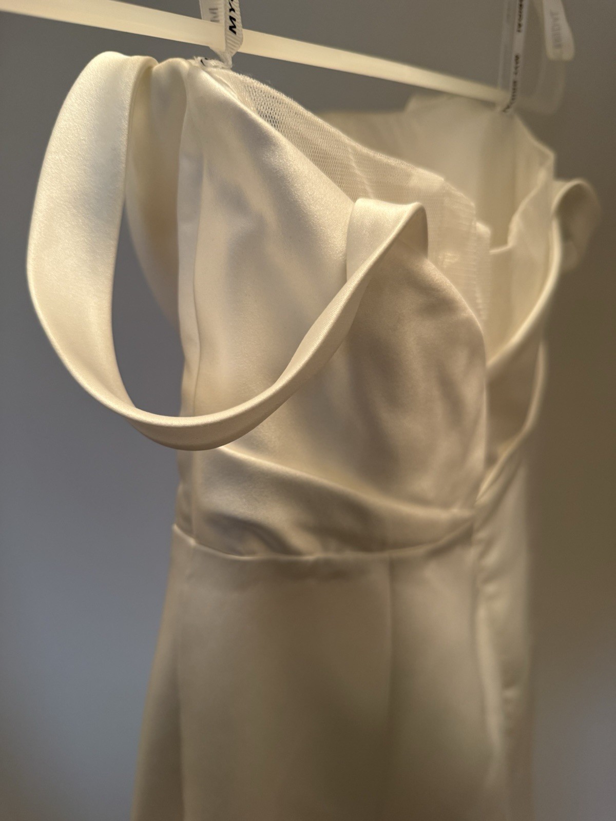 Petite Satin Bridal Gown
