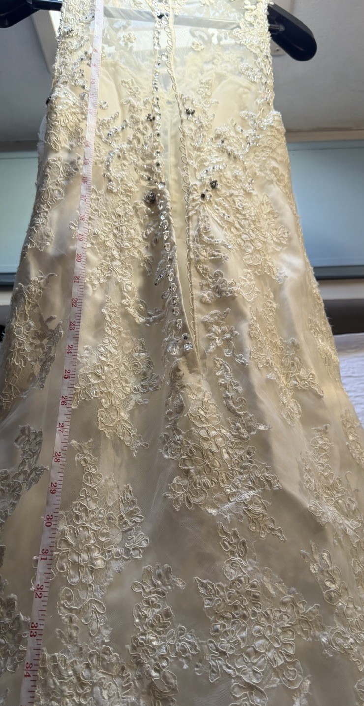 Bridal Dress Mori Lee By Madeline Gardner Gown With Stone Embroid Dress Sz6