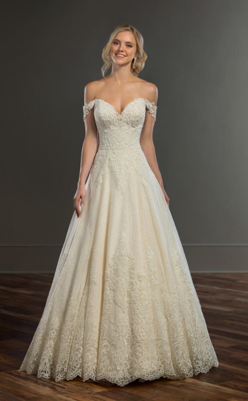 Martina Liana A-line Wedding Gown – new w tags Sz 12