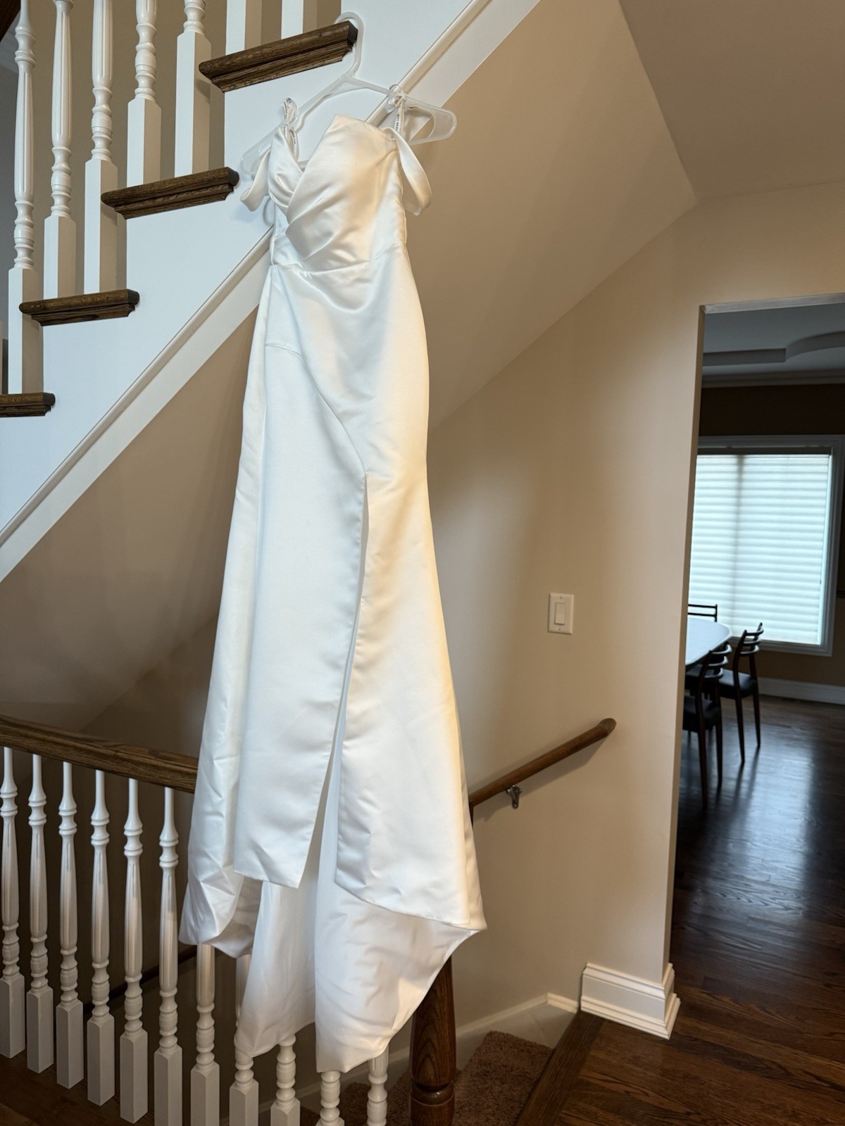 Petite Satin Bridal Gown