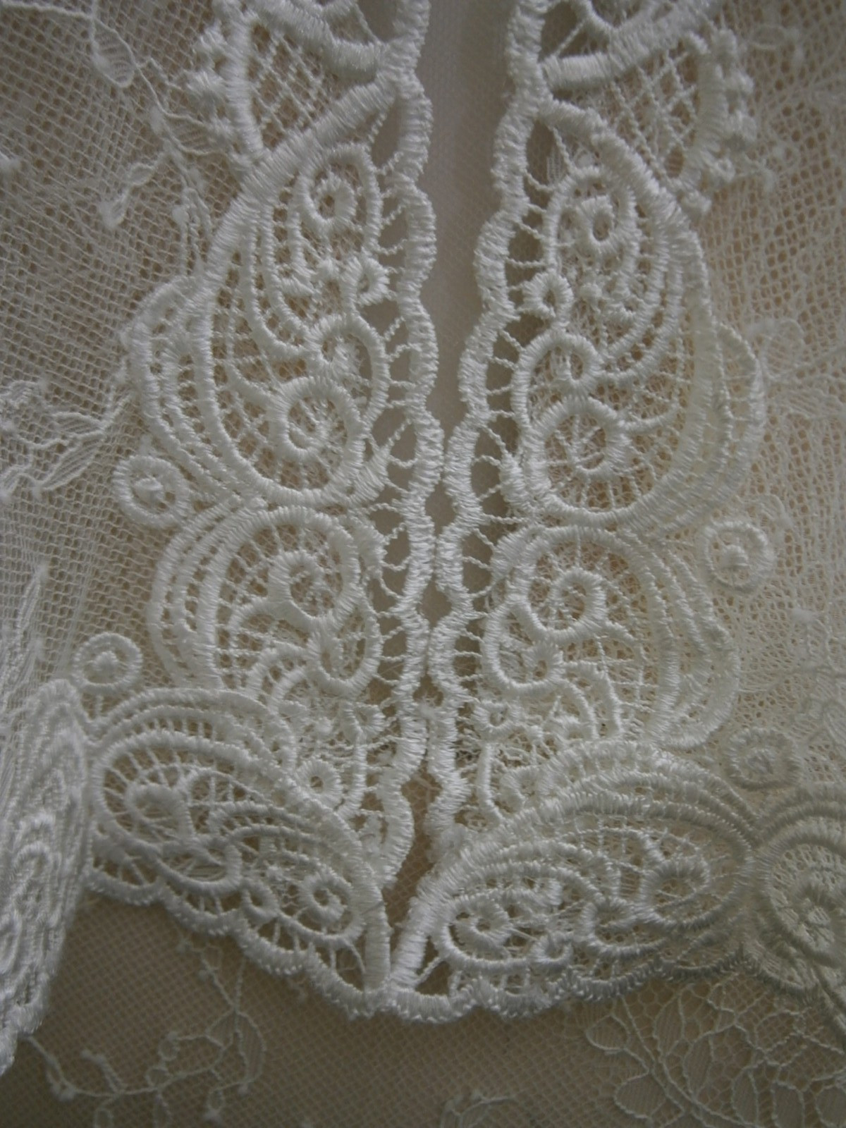 Eddy K MD280 Wedding Dress Ball Gown 6-10 Ivory Champagne Lace BOHO NWT $1,600