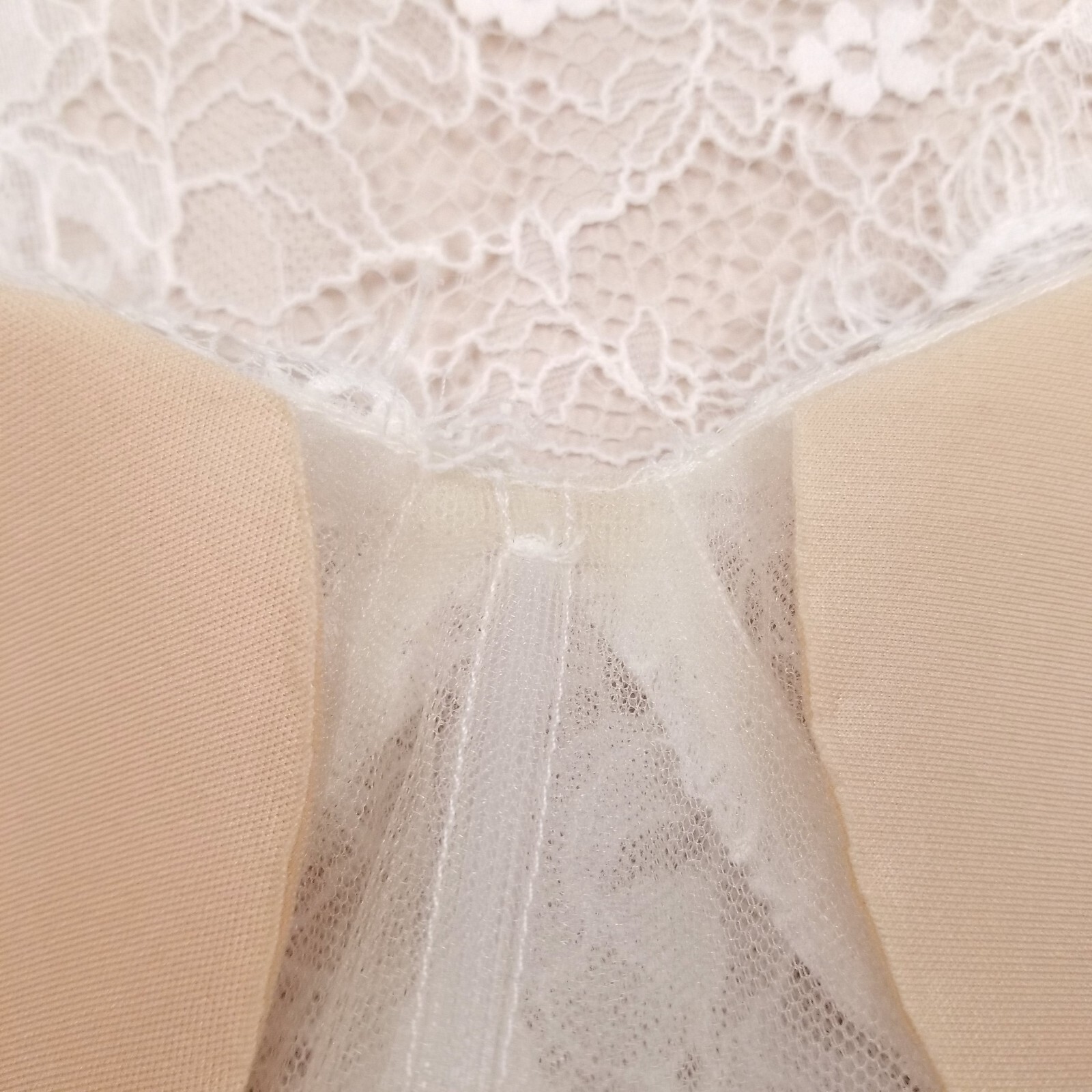 NWT by Watters Marmelade Illusion Lace Wedding Dress White Sz 4