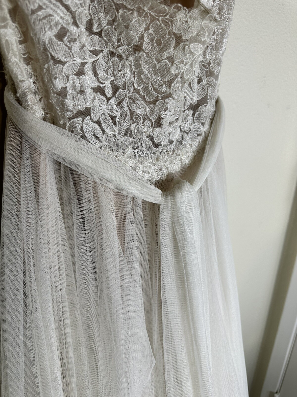 Watters Willowby 53707 Penelope Wedding Dress Size 12 Nude Ivory