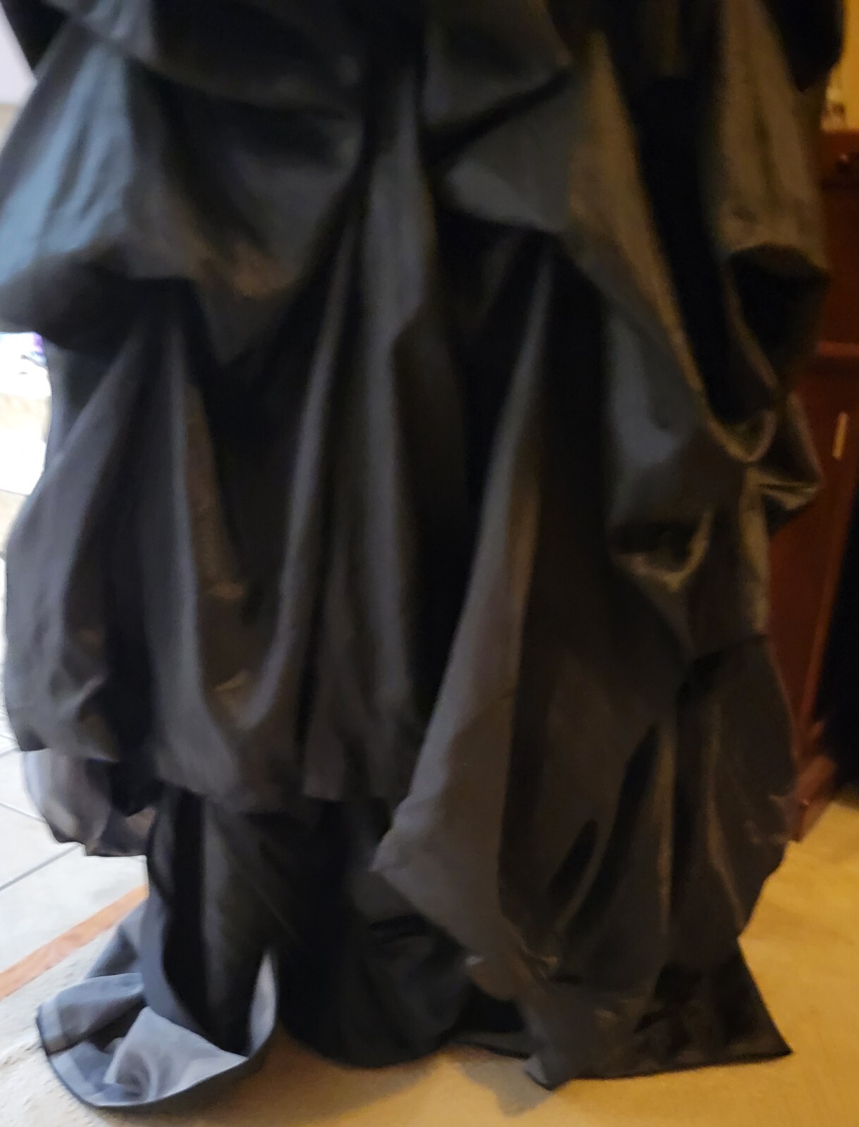 Black wedding dress size 10