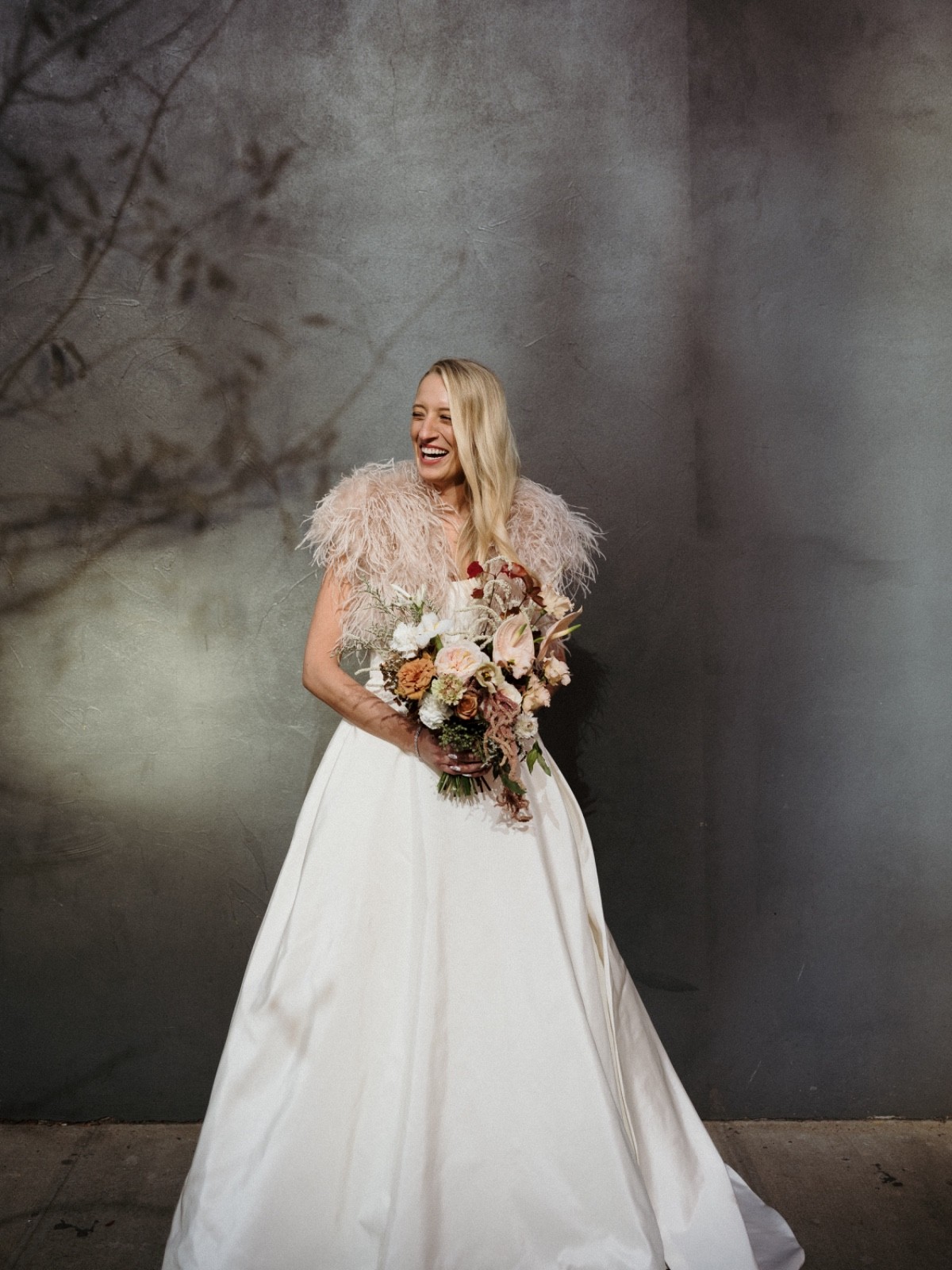 Custom Amsale Wedding Dress, dress size 6, fits like a 4, Professionally cleaned