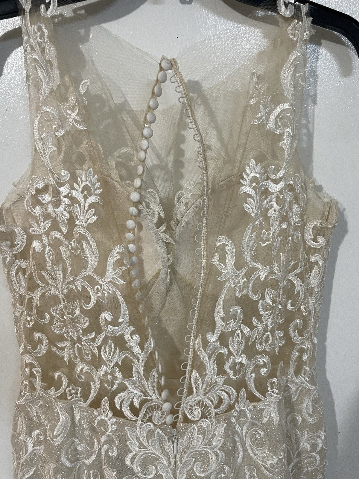 Impression Bridal Ashley And Justin Wedding Dress Ivory/Nude Size 12 Worn Once
