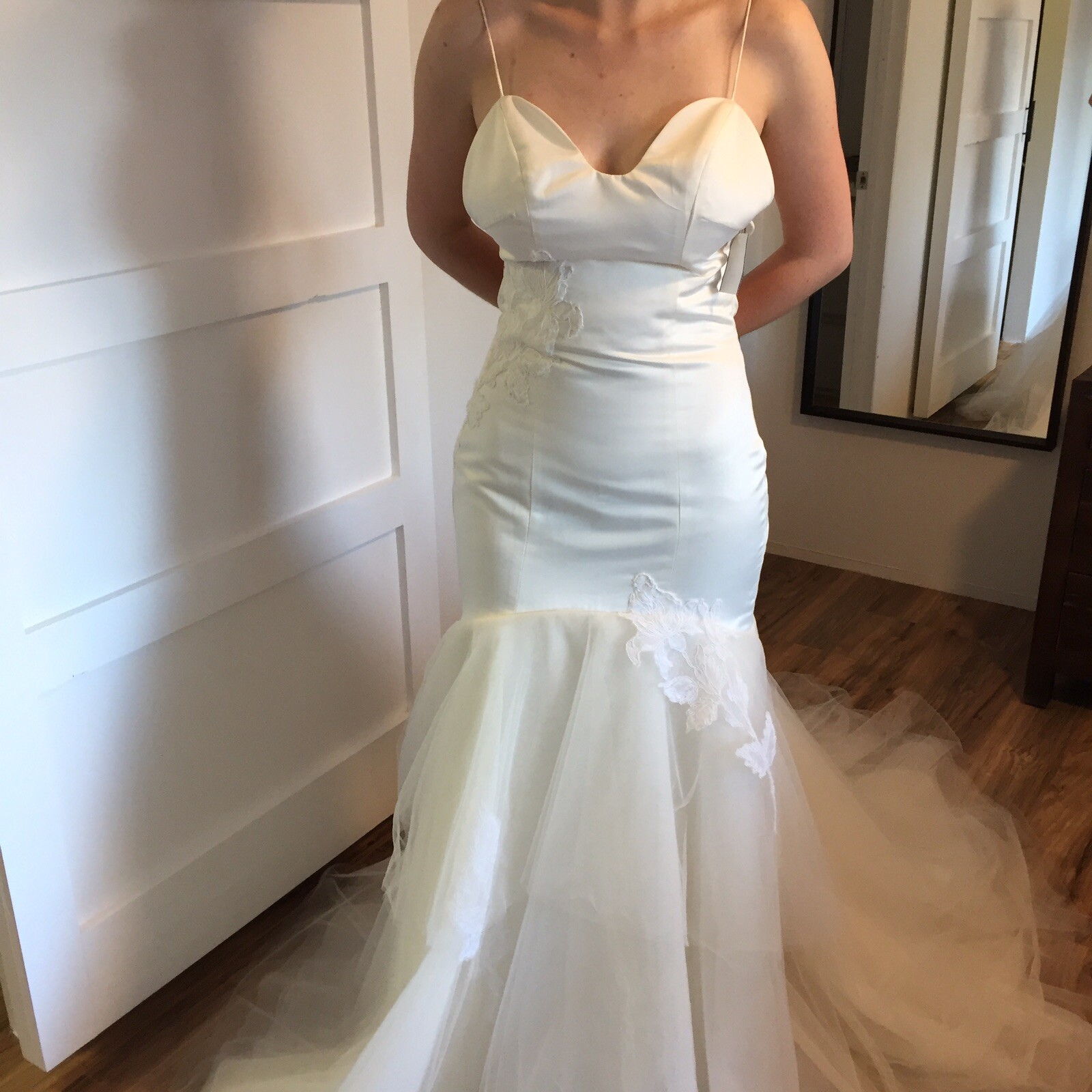 $2450 Katie May Charleston Backless Fit & Flare Wedding Dress Gown Mermaid