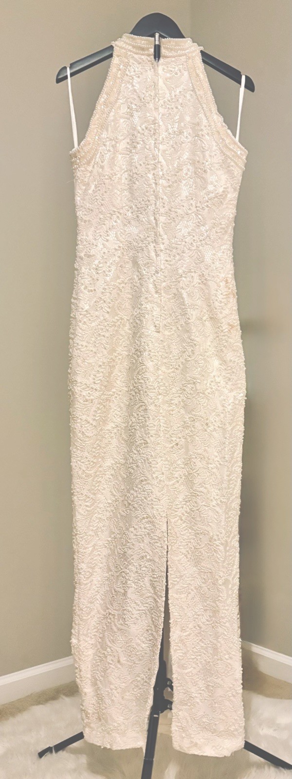 Mary’s Bridal Beaded Halter Wedding Formal Dress